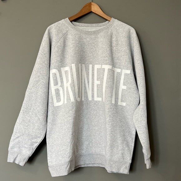 Brunette the Label Classic Crewneck Sweatshirt - Size XS/S - Picture 1 of 4
